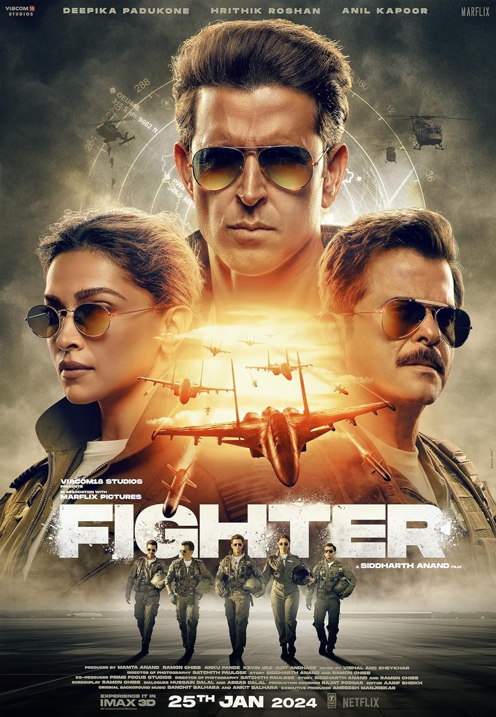 Sinopsis Film Fighter, Kisah Hrithik Roshan, Deepika Padukone dan Anil Kapoor dalam Serangan Pulwama
