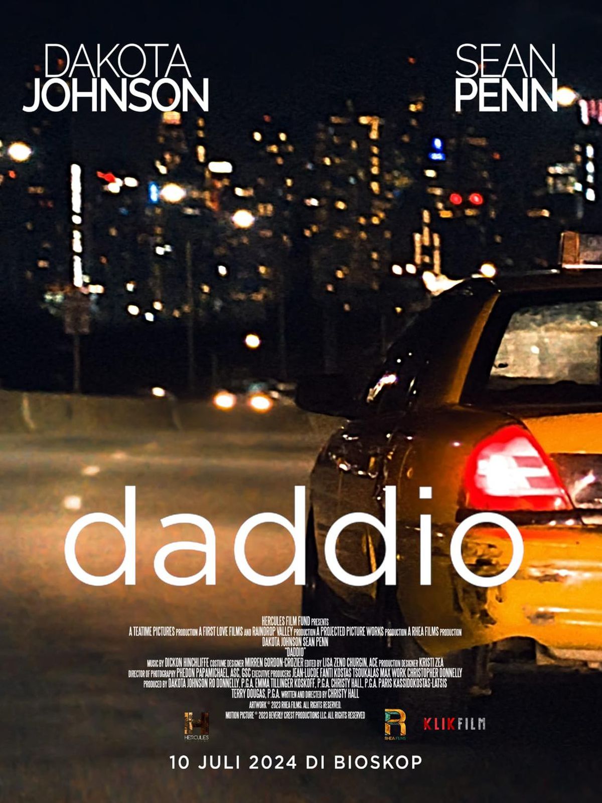 Sinopsis Film Daddio, Dibintangi Sean Penn dan Dakota Johnson Tayang Mulai 10 Juli 2024