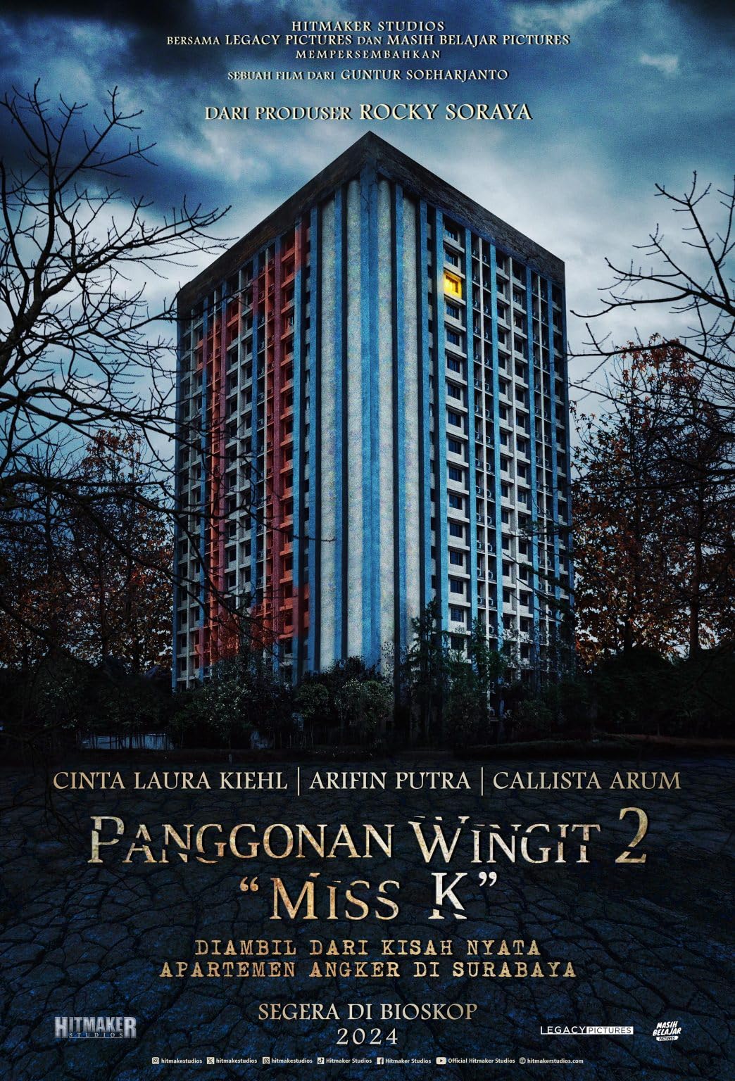 Sinopsis Film ‘Panggonan Wingit 2 Miss K’, Diangkat dari Kisah Nyata Apartemen Angker di Surabaya