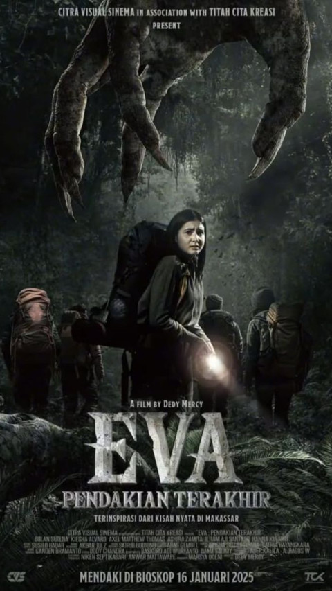 Sinopsis Film Eva Pendakian Terakhir, Dibintangi Bulan Sutena-Kiesha Alvaro, Tayang 16 Januari 2025